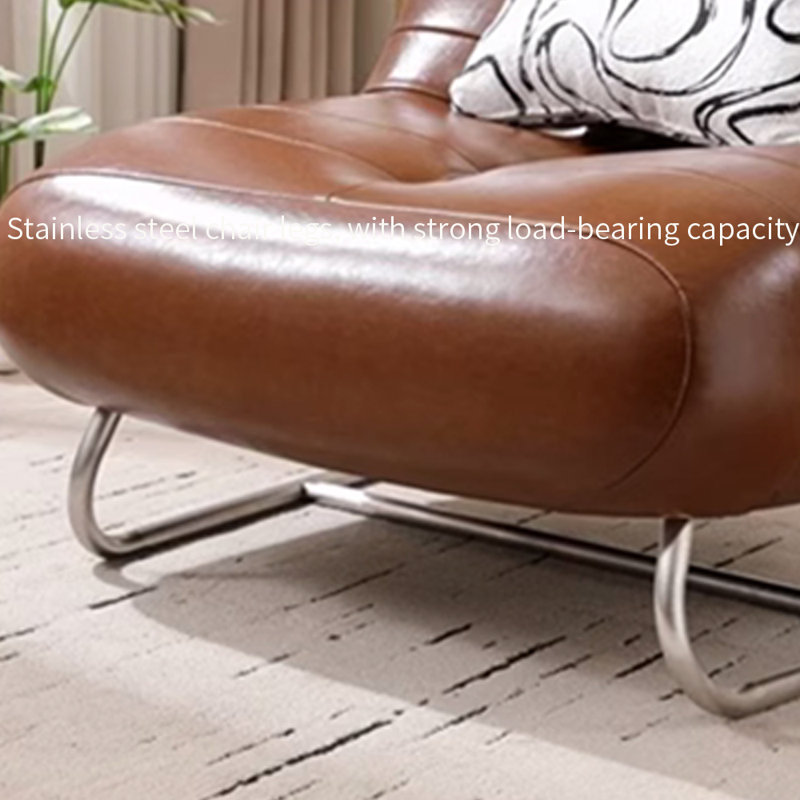 Luxueuse chaise de loisir en bois massif éponge