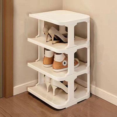 Range-chaussures pliable - aucune installation requise, étagère à chaussures robuste et spacieuse