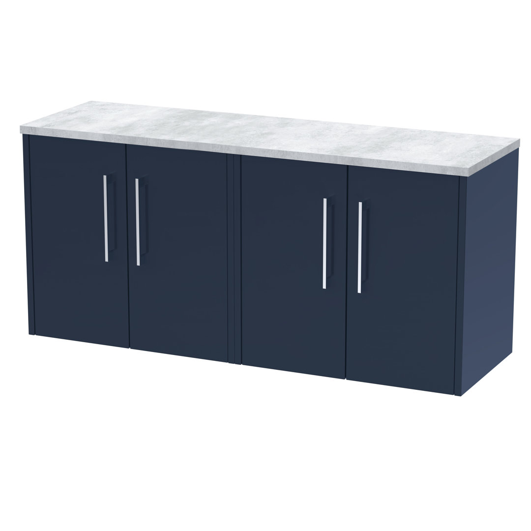 Juno 120.5cm Double Bathroom Vanity Base Only