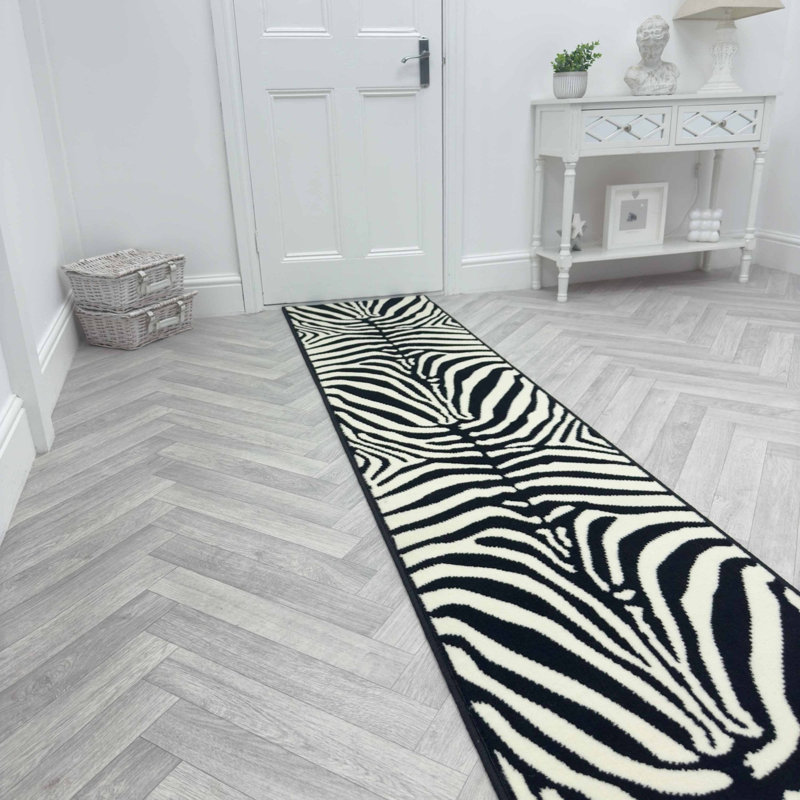 Runner Animal Print Area Rug, Runner 80 x 240 cm