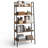 Maurus 5-Shelf Metal Freestanding Ladder Bookcase-1710091575-1616599478