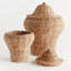 Handmade Water Hyacinth Ginger Jar