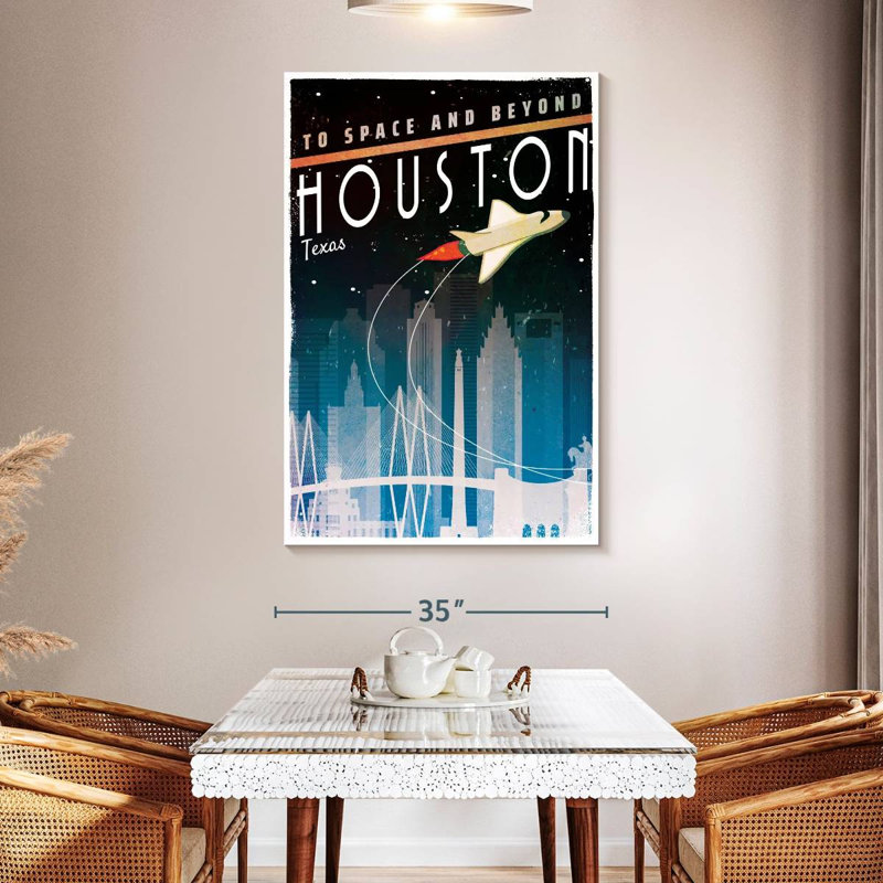 Beyond Houston, 51" H x 34" W