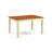 5 Piece Dinette Set for 4 Includes a Rectangle Dining Table with Butterfly Leaf and 4 Dining Chairs, Buttermilk & Cherry-124363501-124363502-132366097
