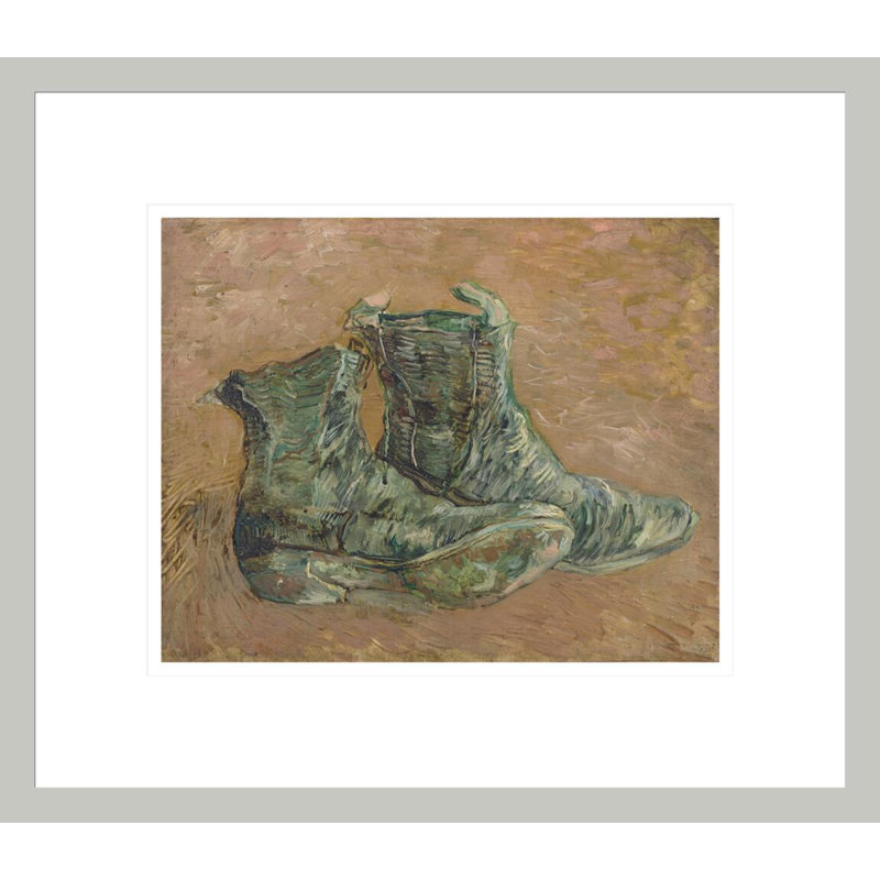 Chaussures par Vincent van Gogh - Impression Giclée sur cadre, 13,75 po H x 15,79 po L