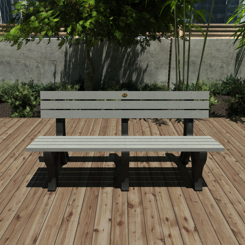Swing Outdoor Bench, Coastal Teak