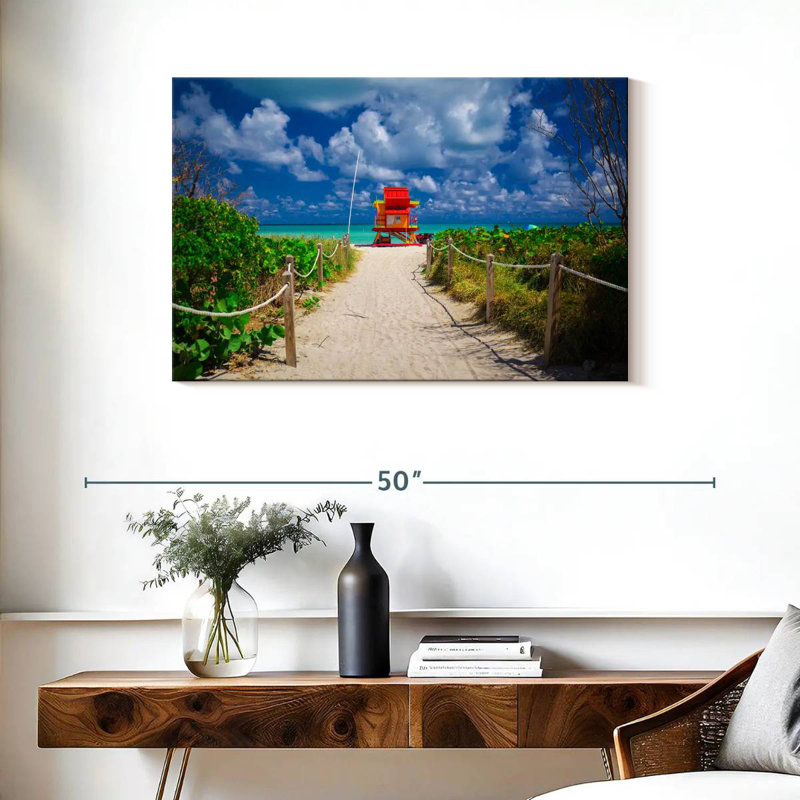 Gillard Miami Lifeguard Tower Path, 24" H x 36" W