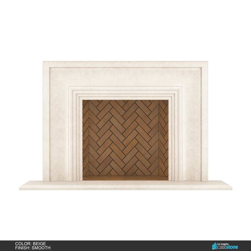 Verona Fireplace Surround, Smooth Beige
