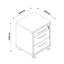 Disegno 3 -Drawer Mobile File Cabinet-1321214741