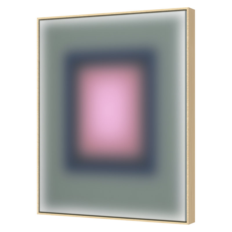 Blur 4 Print by Renee Stramel, Maple, 45" H x 34" W x 1.88" D