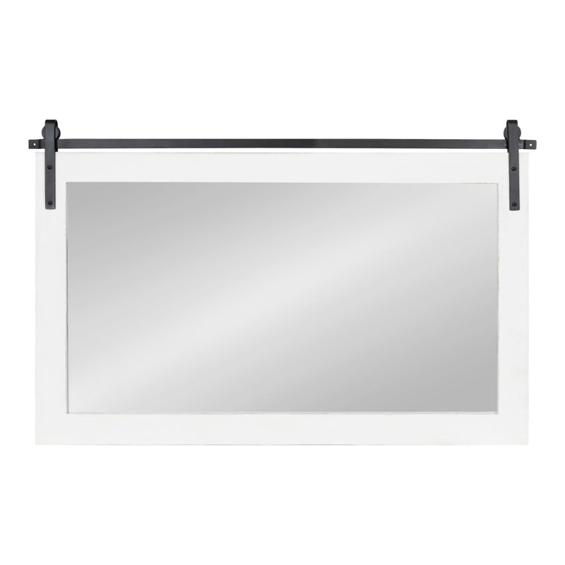 Miroir Dayanah, Blanc bord de mer, 38,75 po x 25,75 po