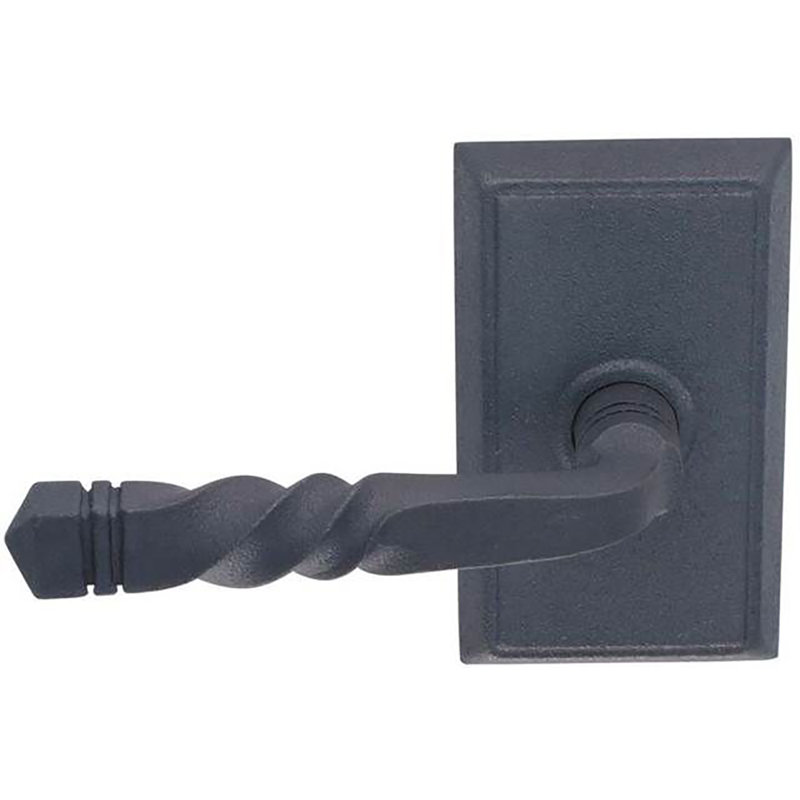 Levier de porte avec rosette San Carlos Passage, Dos plat, Gauche
