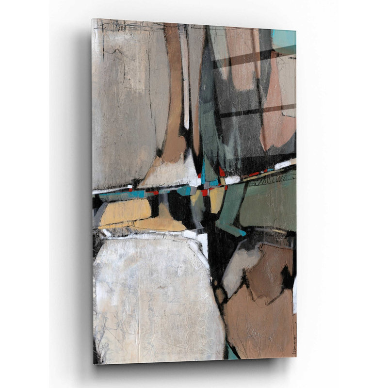 «Conjonction I» par Tim O'Toole, art mural en verre acrylique, H 24 po x l 16 po x P 0,2 po