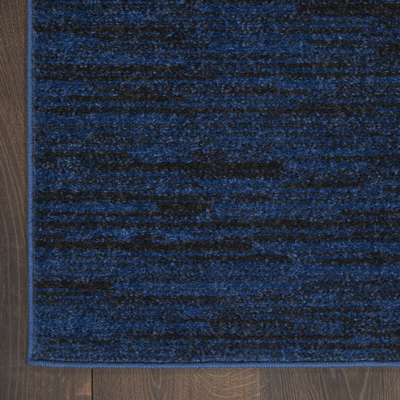 Tapis minuit traditionnel Yolonda, Tapis de couloir 2 pi 2 po x 7 pi 6 po