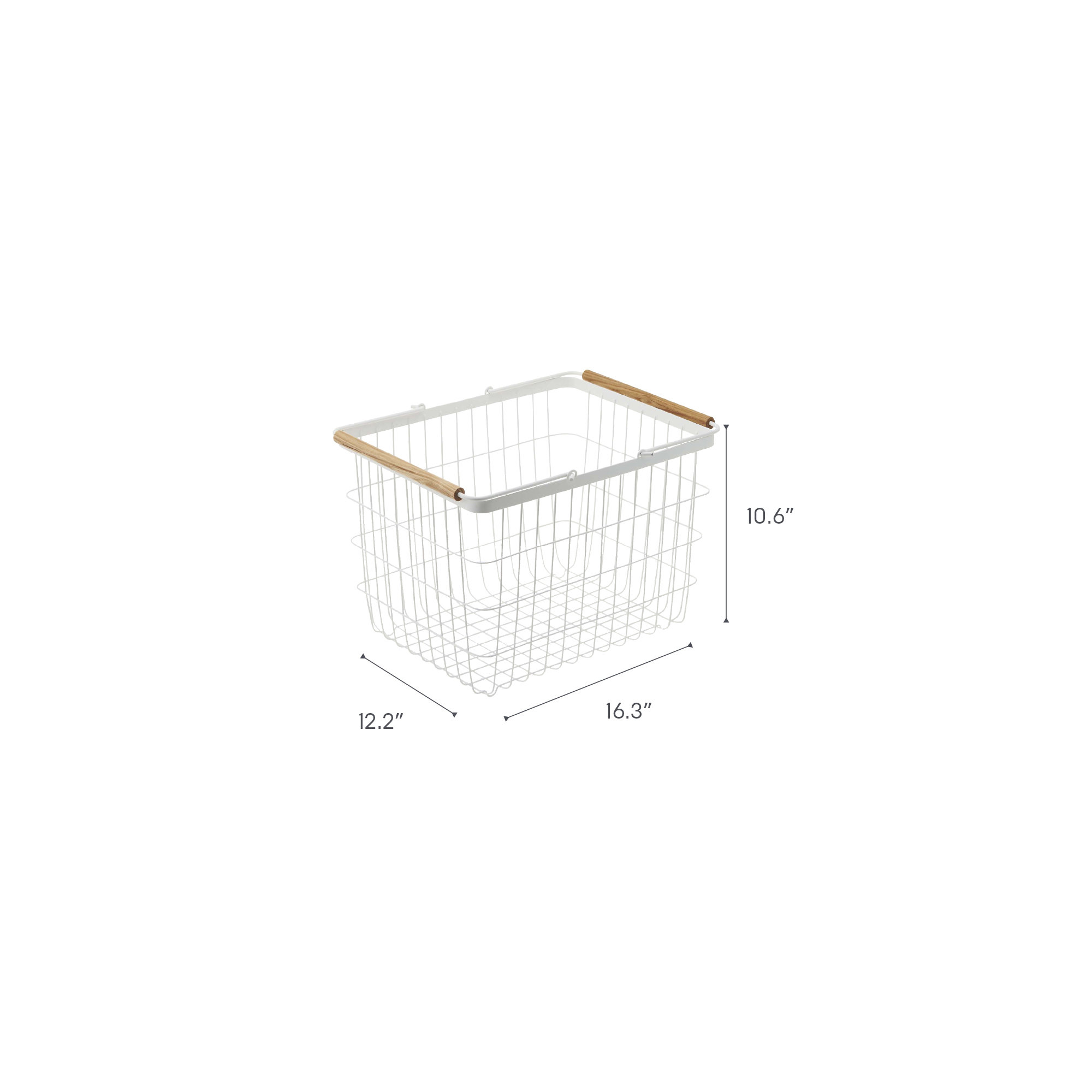 Tosca Laundry Basket, Small (10.6" H x 16.3" W x 12.2" D)
