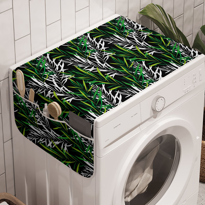 Paquet de 2 bacs à linge de 47 po x 18,5 po vert anthracite et gris anthracite East Urban Home