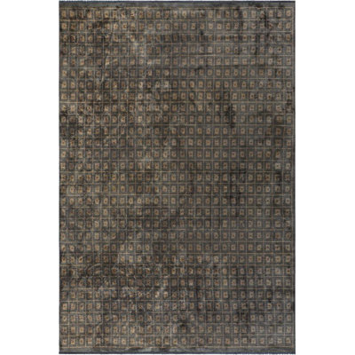 Tapis gris anthracite / brun Rapture