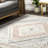 Acacia Raised Diamond Tasseled Area Rug-1966084178