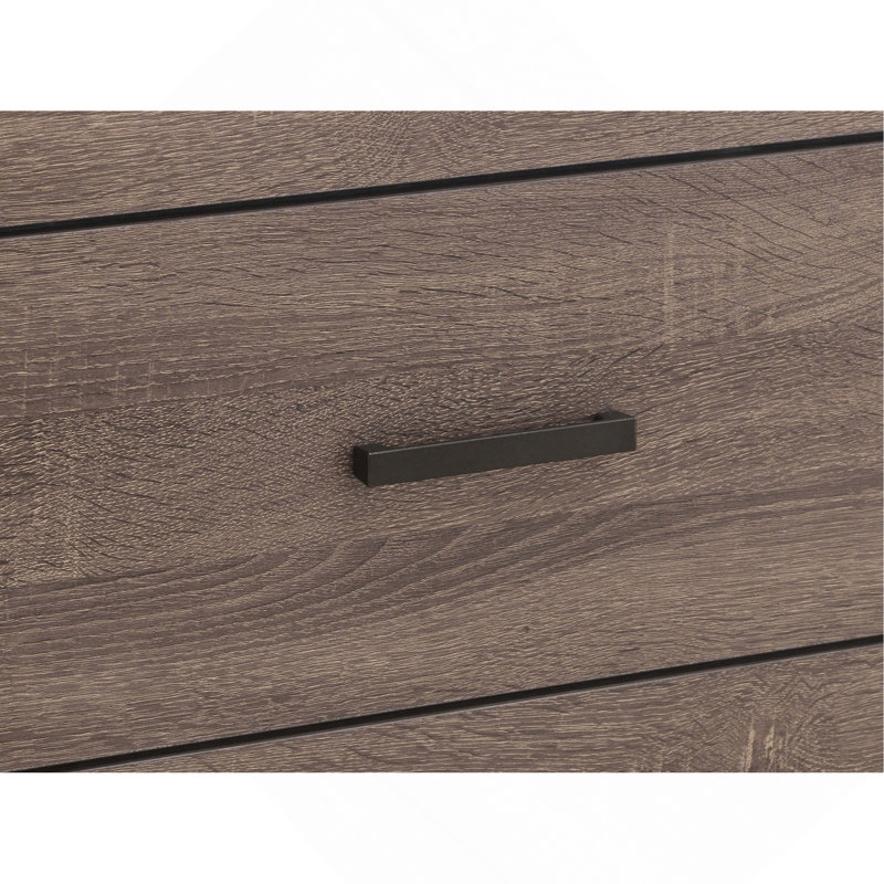 Brantford Barrel Oak 2-Drawer Nightstand, Brown