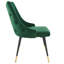 Chaise parsons capitonnée en velours-148914986