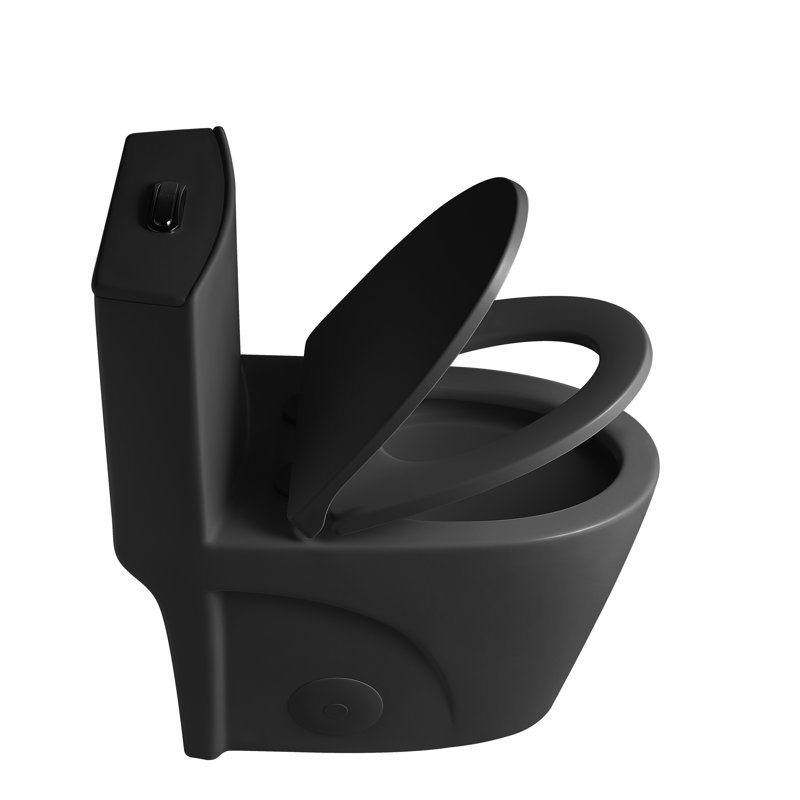 1.1/1.6 GPF Dual-Flush Elongated One-Piece Toilet with Comofrt ADA Seat Height Toilet (Soft Close Seat Included)，4 Colors Option