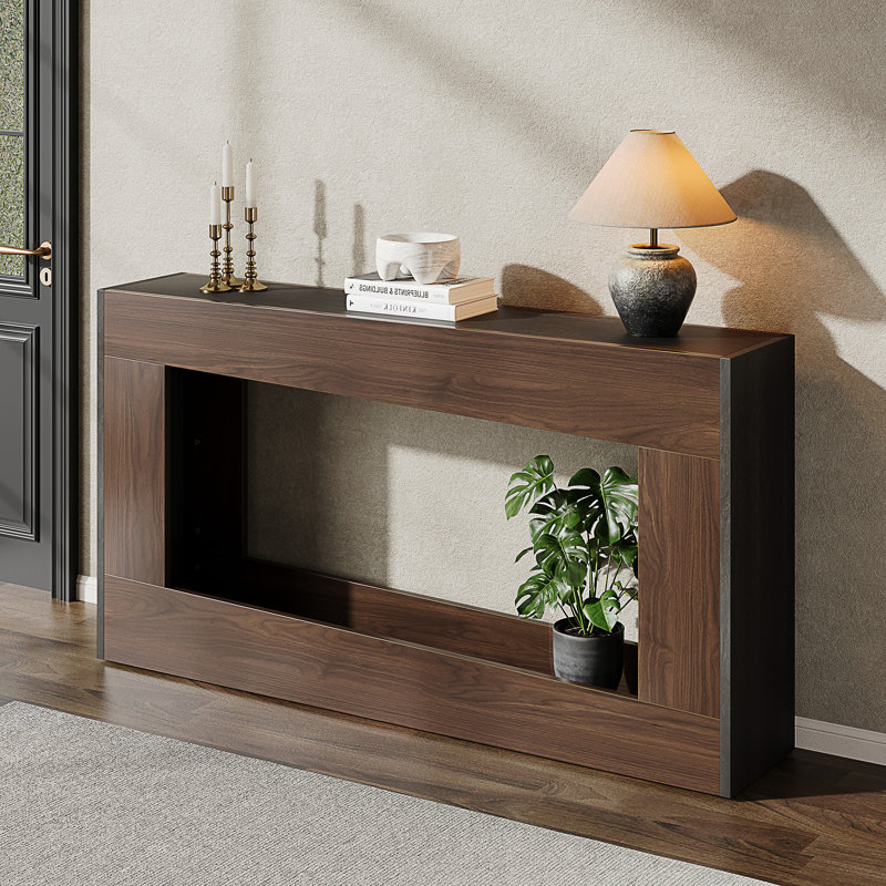 Console Vividwood de 63 pouces, Espresso antique