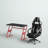 Bridesdale Gaming Bundle-Cup/Headphone Desk & Reclining Footrest Chair-1426605473