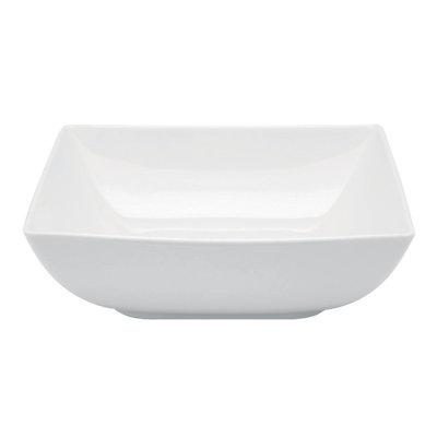 Carré White Porcelain Appetizer Plate