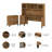 Magomed 3 Piece Computer Desk Office Set-902362419