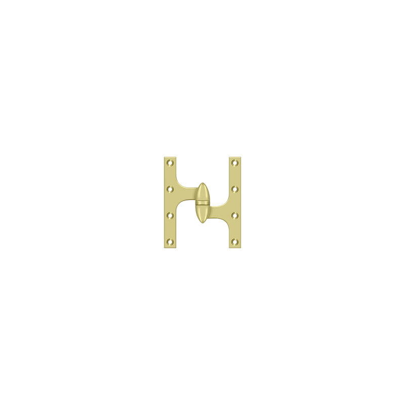 Hinge, Right Hand, Polished Brass