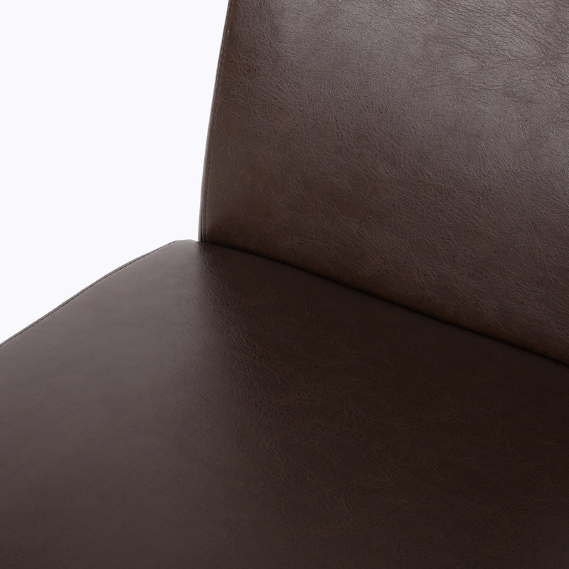 Chaise de salle à manger Homan, 1, Brun foncé