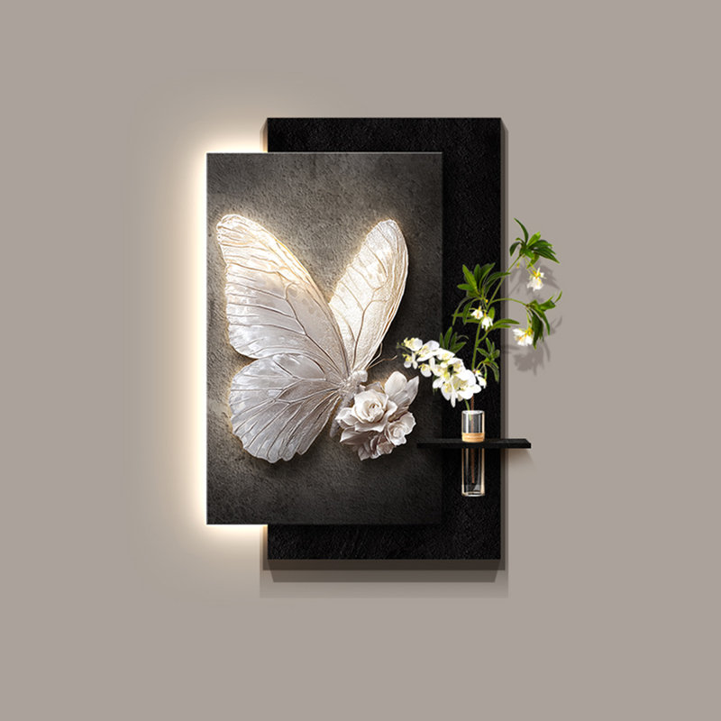 Art mural noir en grès, H 47,24 po x l 31,5 po x P 1,97 po, Noir