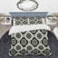 Ensemble de housse de couette moderne blanc Modern Octagon II-109145113
