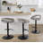 Laurenzio Adjustable Bar Stool with Rounded T Footrest-107686919-72104540