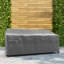 Housse de canapé de patio résistante aux intempéries avec protection en PVC respirante et durable, ourlet élastique réglable, sangles à fermeture par clic et trous-25131740-25131744