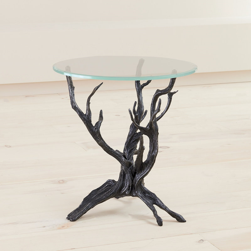 Glass End Table