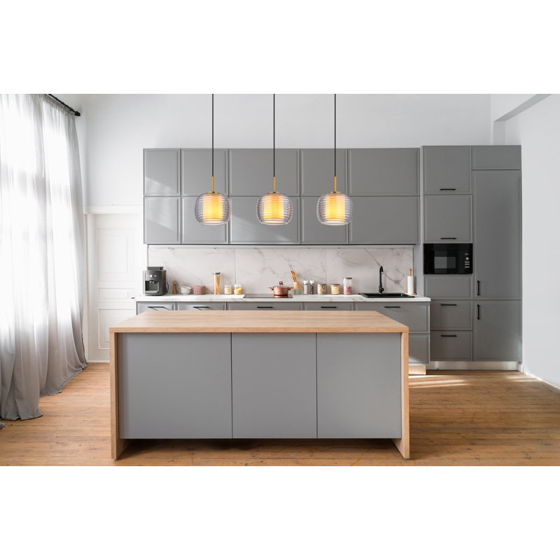 Becky 3 - Light Matte Black Pendant