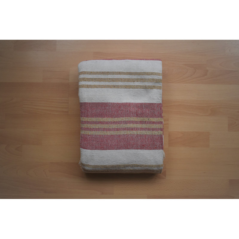 Raphaille Throw Blanket, Red/Yellow