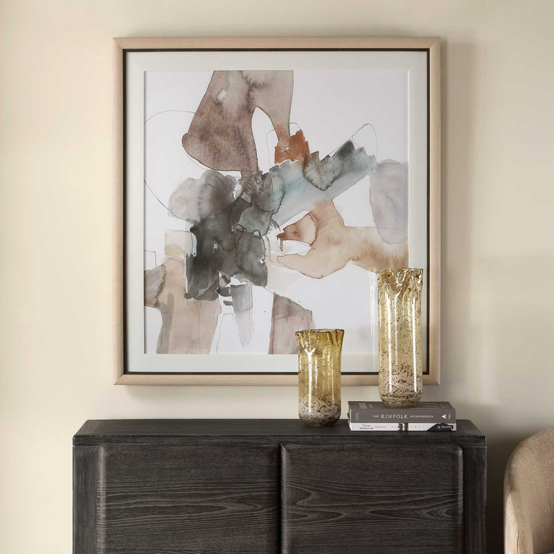 Uttermost Cohesion Framed Abstract Print