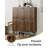 Shoe Storage Cabinet with Adjustable Shelves for Entryway Freestanding 16-20 Pairs Slim Shoe Organizer-2021124113-2021124119