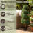 48-Inch Artificial Spiral Tree – Potted Boxwood Fake Plant for Indoor or Outdoor Décor – Faux Plants for Home, Office, or Restaurant