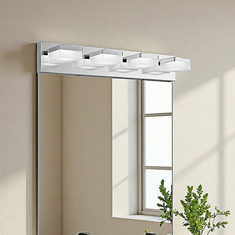 Luminaire à DEL à intensité variable pour meuble-lavabo, Blanc, 5 lumières