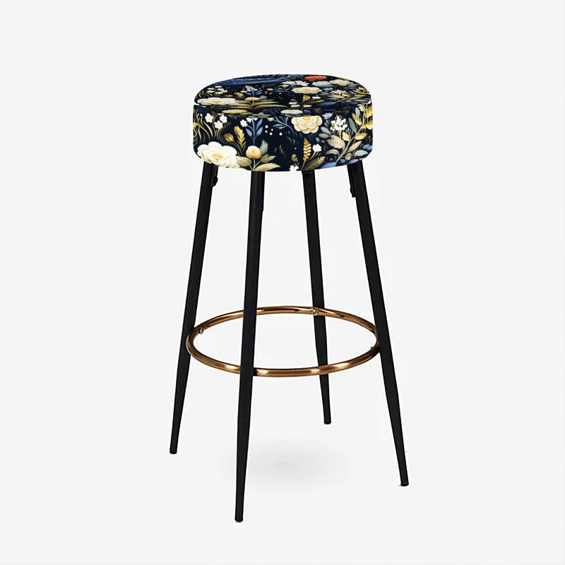 Ensemble de 2 tabourets de bar Enchanted Flowers