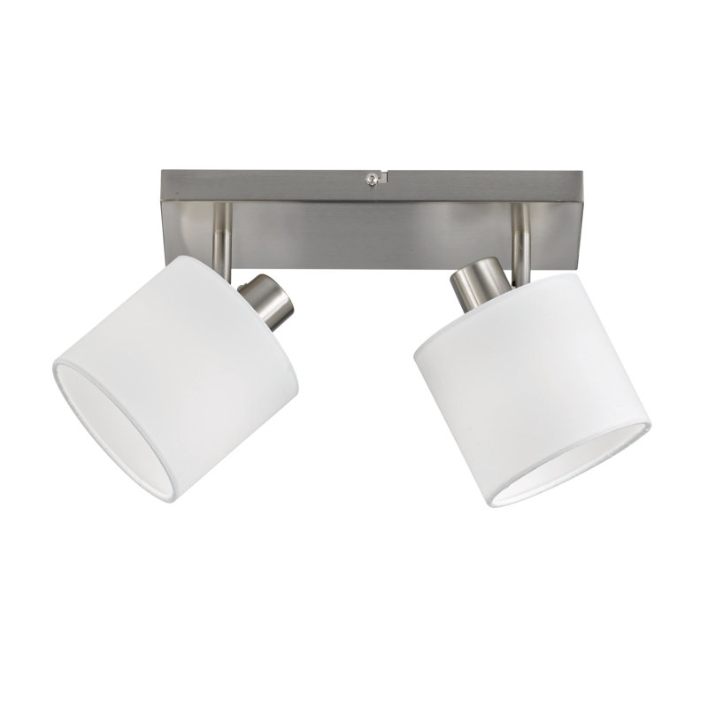 Brittnae Semi Flush Mount, White