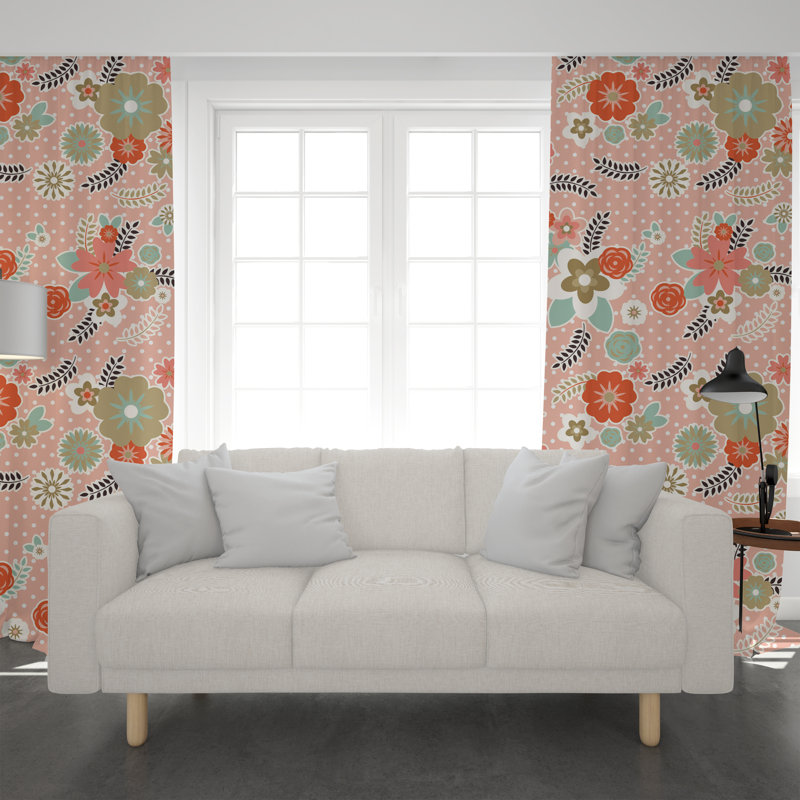 Paire de rideaux obscurcissant en polyester Cisbrough, L 20 po x H 52 po