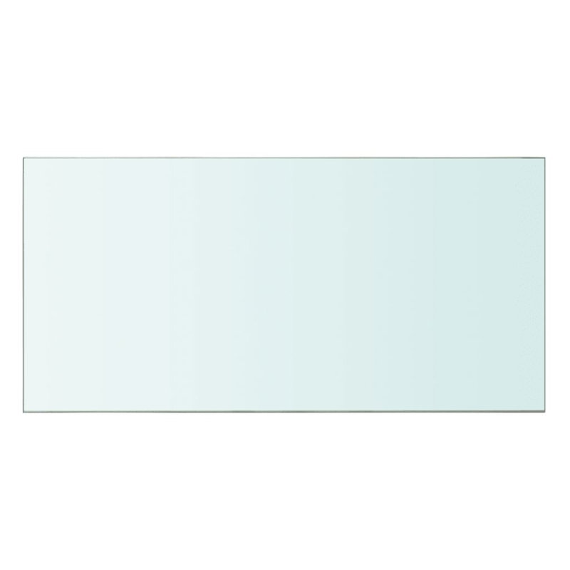 Tablette en verre, H 0,31 po x l 23,6 po x P 11,8 po