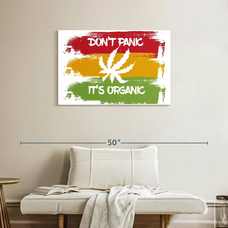 Senne Organic Marijuana, 24" H x 36" W