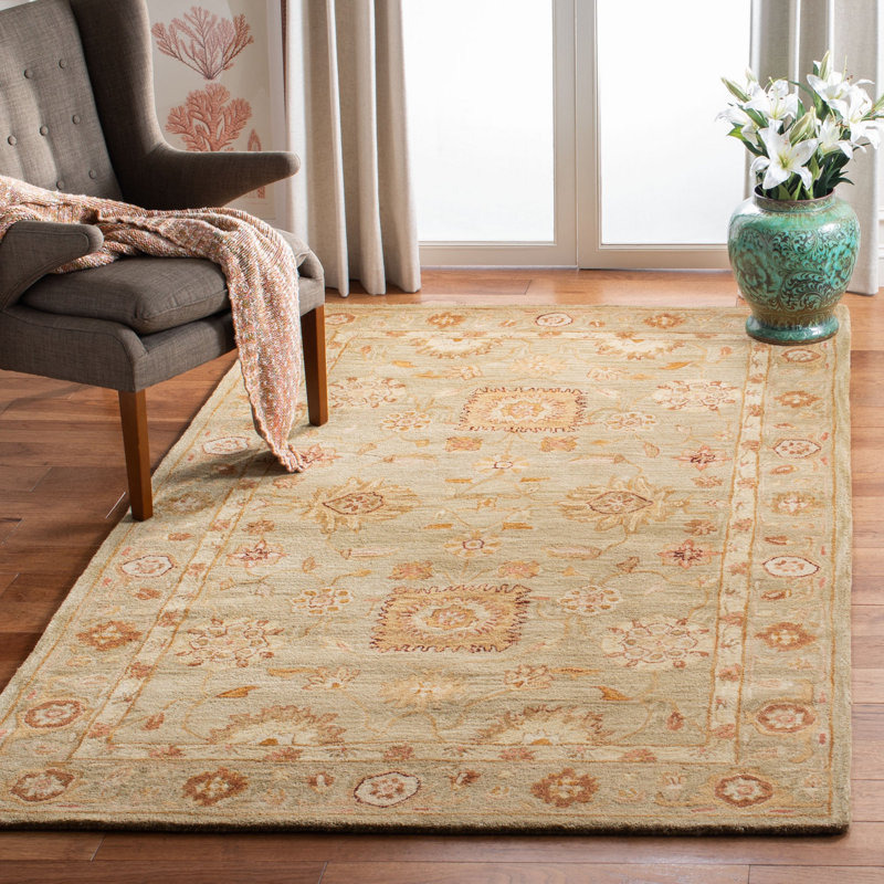 Tapis oriental en laine touffeté à la main Tingley, Rectangle 5 pi x 8 pi