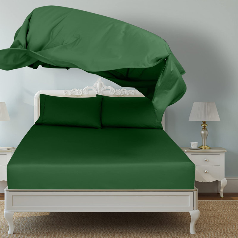 Ensemble de 2 ensembles de literie Royale Linens | Feuilles supérieures | Microfibre douce | Résistant aux taches | pour table de massage dortoir hôpital | Vendu séparément