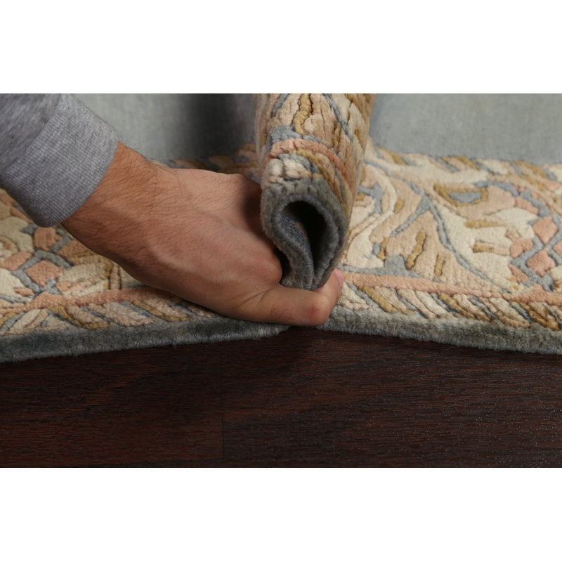 Tapis népalais oriental en laine noué à la main 3 x 5